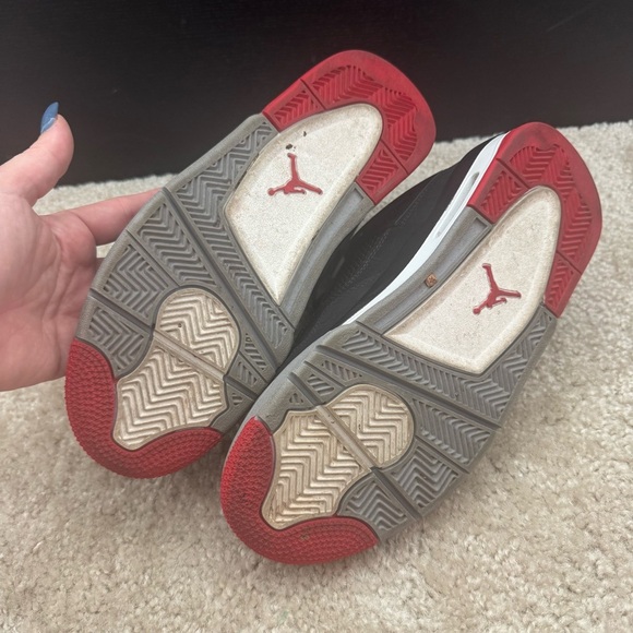 Nike Air Jordan 4 Retro OG “Bred 2019” Sneakers Size: 7 - Picture 10 of 12